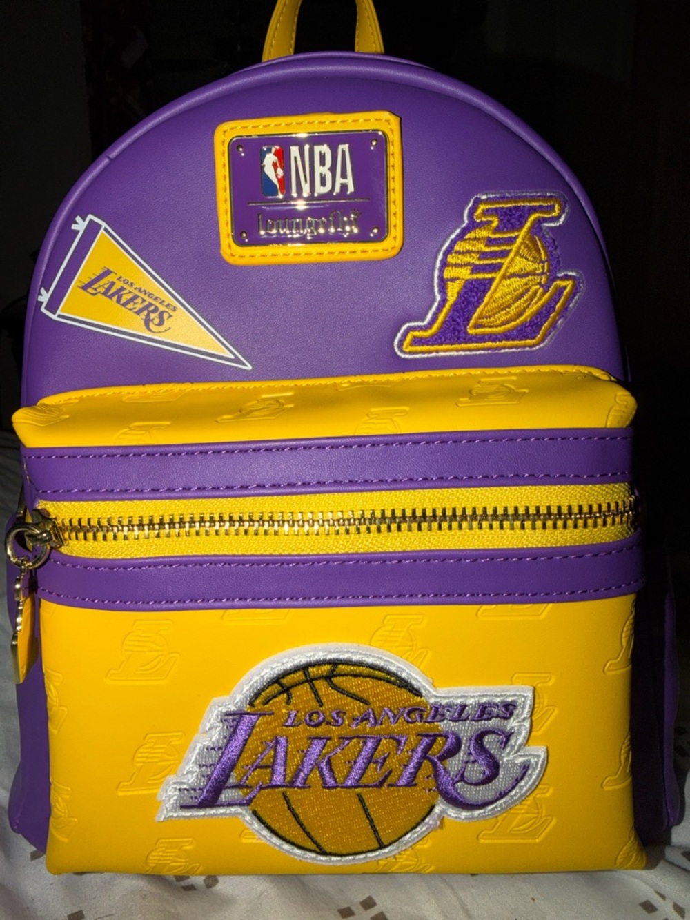 Brand NWT LA Lakers Loungefly backpack